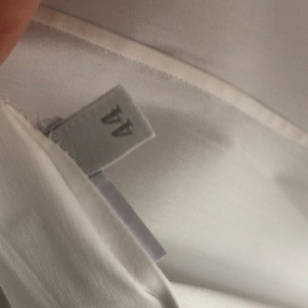 Prada White Button Down Shirt With Embroidered Co… - image 7